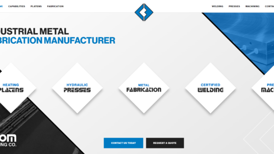 15 Modern Manufacturing Website Design Examples – 2024