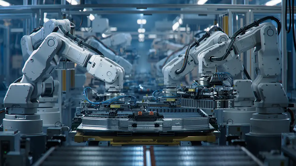 automotive robotics on an assembly line